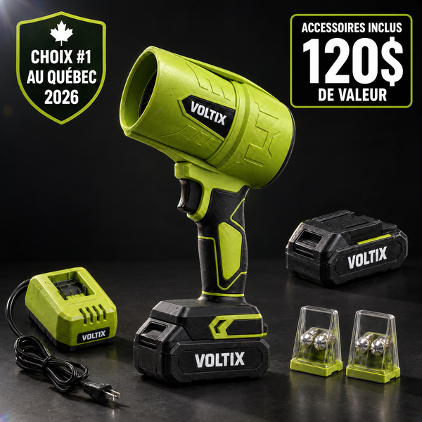 Souffleuse Turbo Jet Sans Fil VOLTIX