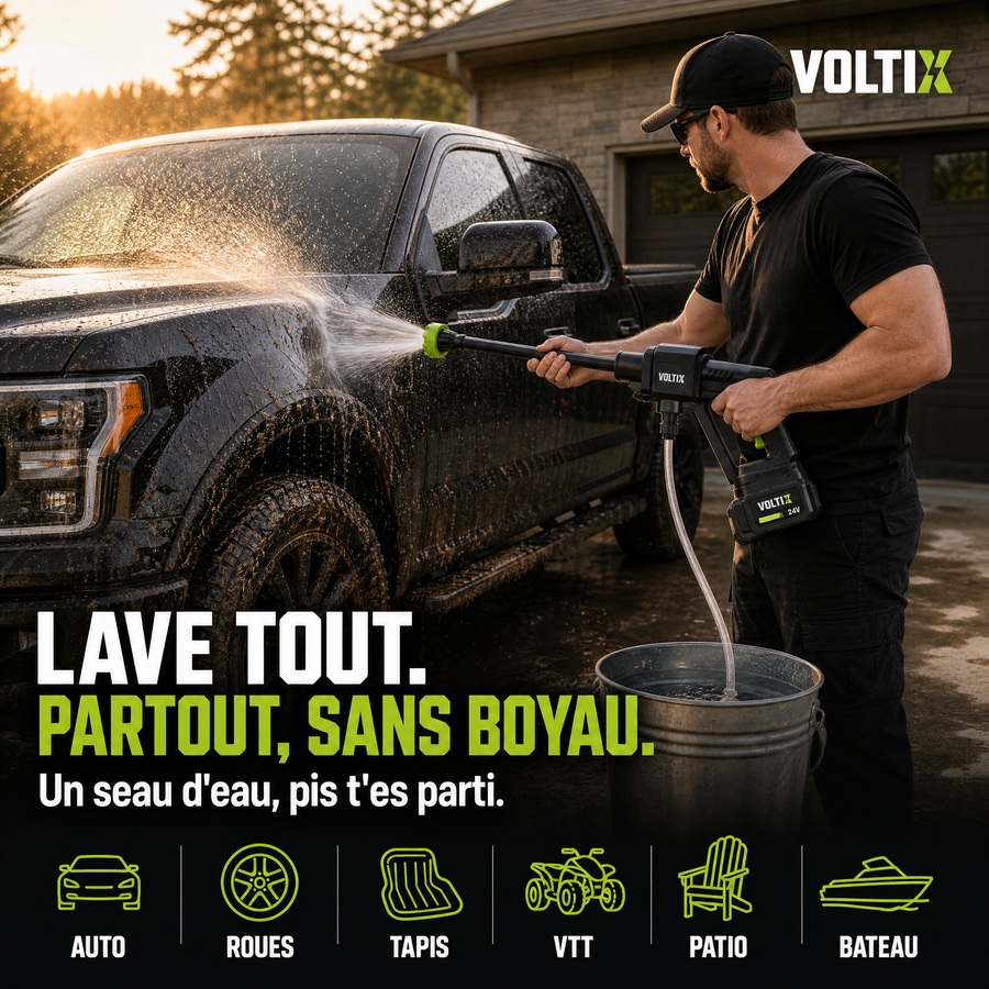 Nettoyeur Haute Pression Sans Fil VOLTIX