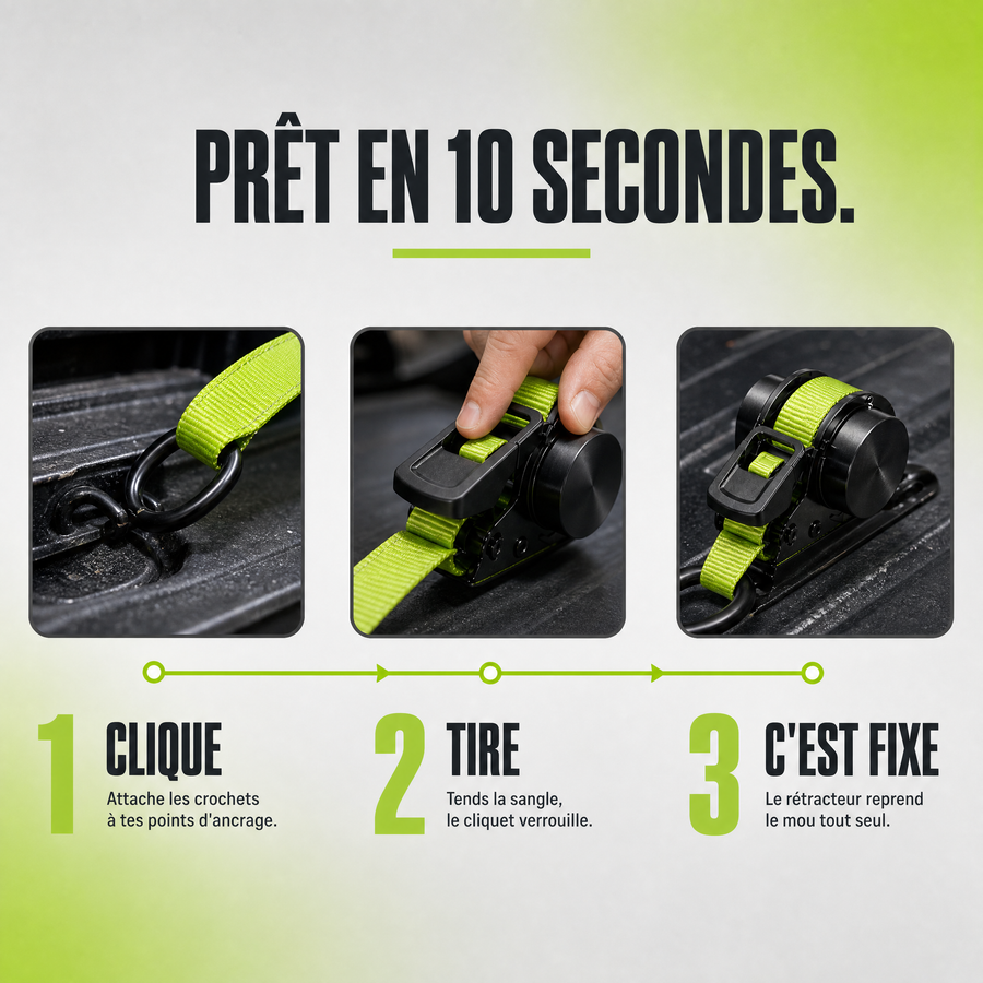 Straps Rétractables VOLTIX