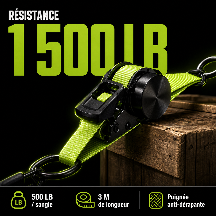 Straps Rétractables VOLTIX